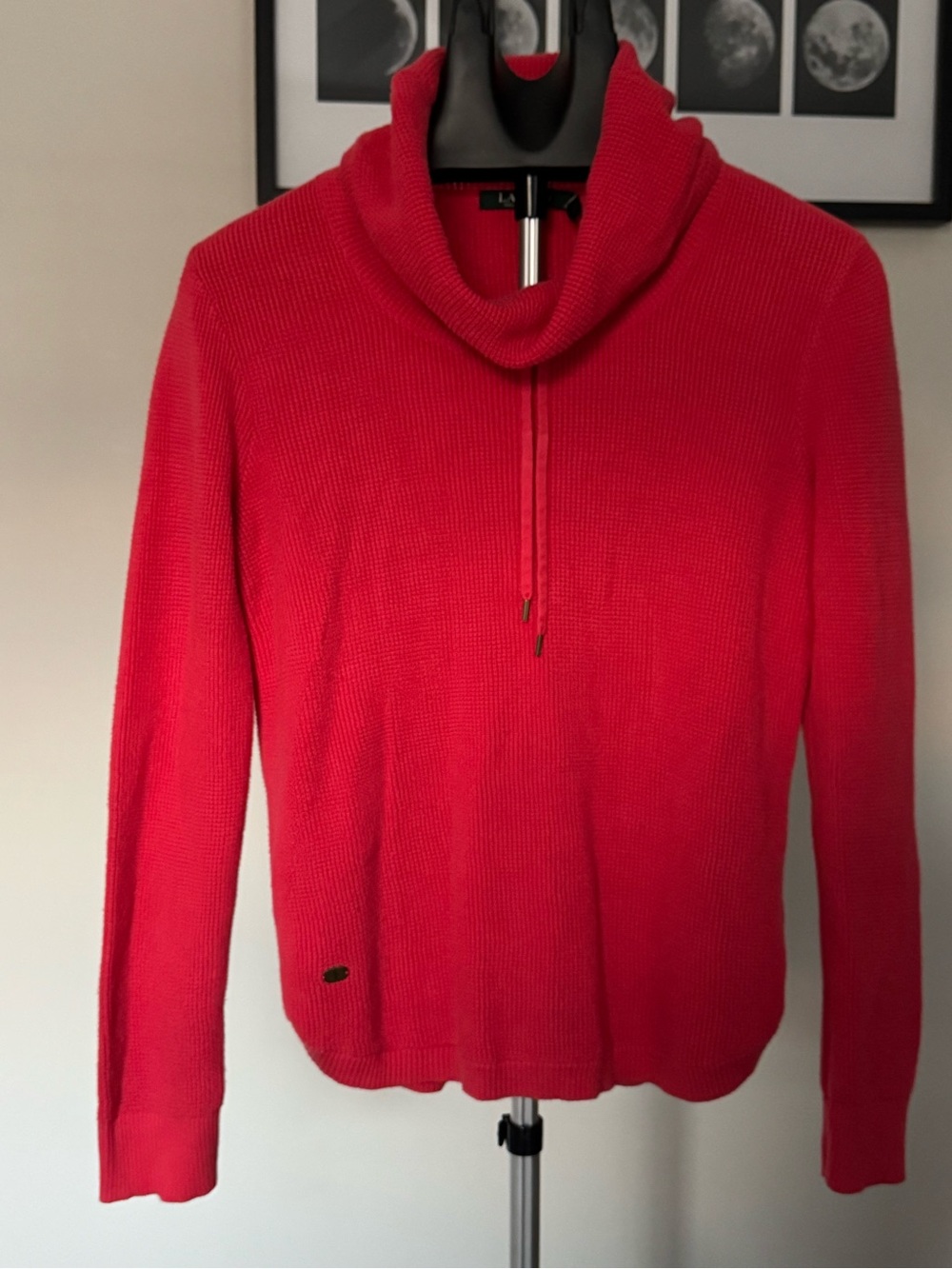 Lauren Ralph Lauren Red Cowl Neck Women’s Sweater L